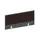baliepaneel bureau aanbouw achter MS-donkergrijs BN2036-bruin 1000mm