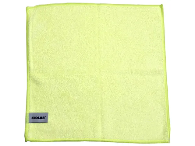 Ecolab Polifix Microclin Eco Microvezeldoek Geel 32x32cm 5 stuks