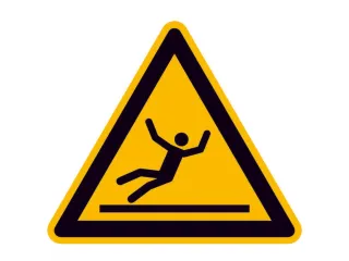 waarschuwingsbord,v. binnen/buiten,waarschuwing v. uitglijden,PVC - 1