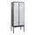 Z-garderobekast,HxBxD 2120x800x500mm,vak B 200/400mm,draaigrendel