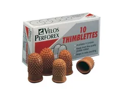 Doigtiers Velos n°0 Ø16mm Orange paquet de 10 pièces