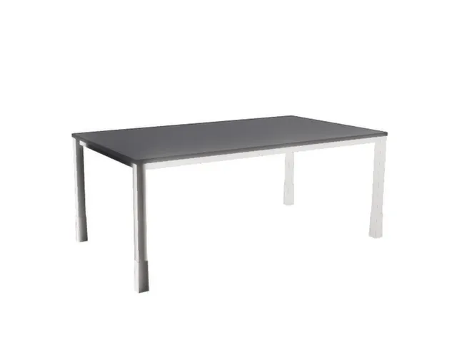 In hoogte verstelbaar bureau,HxBxD 720-840x1800x1000mm,CC-zwart