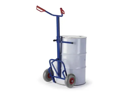 Vatenkar Draagverm 250kg 1x200l Vat 1600x700mm Luchtbanden Ral5010