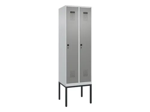 locker voor scheiding van kleding,HxBxD 2120x600x500mm,2vak