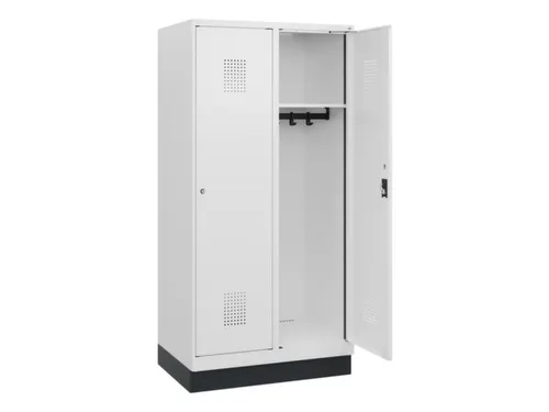 schoollocker,HxBxD 1630x800x500mm,2vak,vak B 400mm,cil.-slot,sokkel
