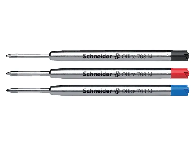 Balpenvulling Schneider Office 708-3 Blauw Medium