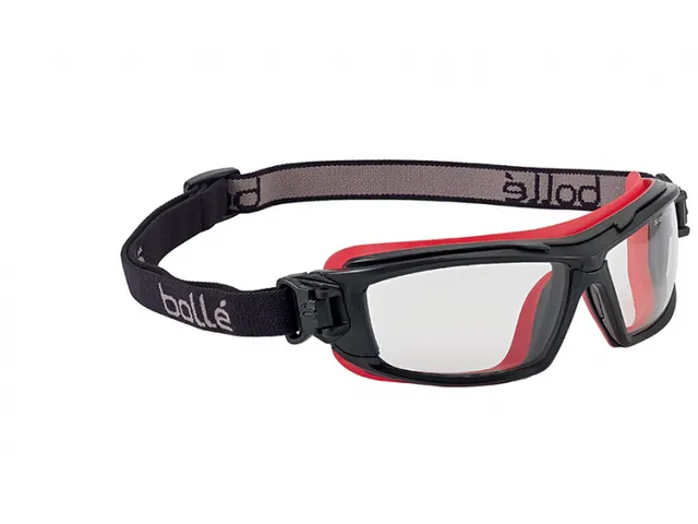 Veiligheidsbril ULTIM8 ULTIPSI Rood Zwart Polycarbonaat Blank