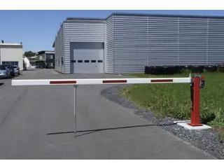 Slagboom Met Gasdrukveer Breedte 6M Met Pendelsteun Verzinkt Wit/rood - 3