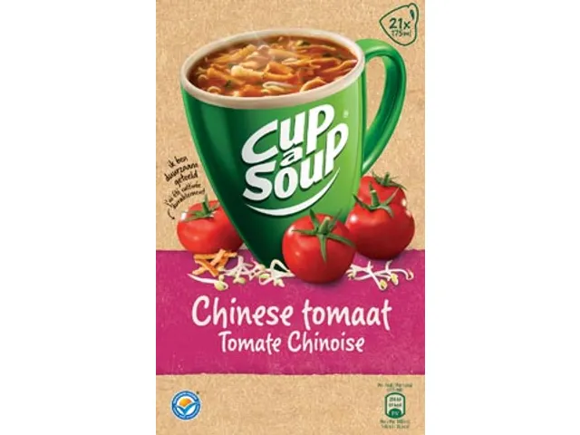 Cup-a-Soup Chinese tomaat, pak van 21 zakjes