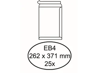 Envelop Hermes Akte Eb4 262x371mm Zelfklevend Wit 25 Stuks - 4