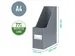 Tijdschriftcassette Leitz Wow Click & Store Blauw 77% gerecycled karto