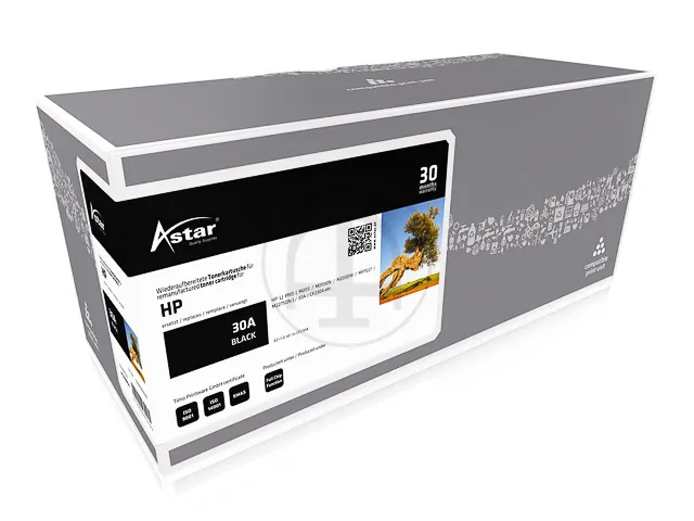 As20053 Astar Hp 30A Lj Pro Toner Zwart Rebuilt 1600Pag Chip