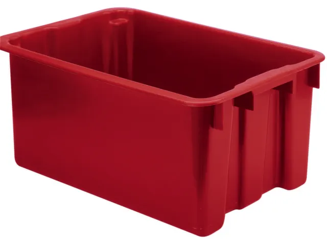 Draaistapelbak Pp 280x650x450mm 60l Rood