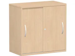 schuifdeurkast,HxBxD 798x800x425mm,1xhouten vloer,2ordnerhoogte