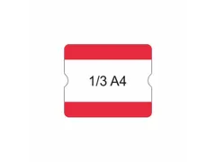 beschrijfbare hoes,markering HxB 216x180mm,PVC,rood