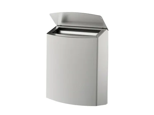 Hygiënebak 9 liter kniebediening RVS anti-fingerprint