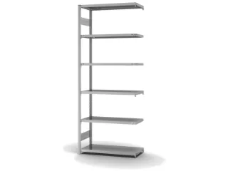 magazijnstelling,aanbouwveld,HxBxD 2500x1010x435mm,vakl. 145kg - 2