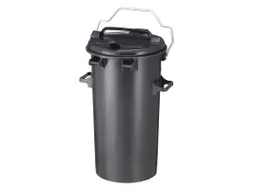 Kunststof Afvalbak 50 Liter Donkergrijs