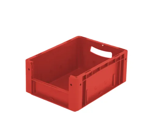 Euronorm Stapelkrat M. Grijpopening Pp Hxlxb 170X400X300Mm Rood