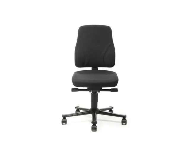 Siège D'atelier Pivotant Assise H 440-620Mm Mousse Pu Sur Patins Noir