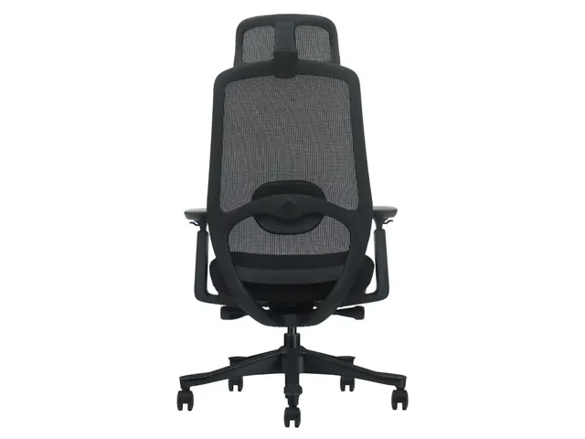 Bureaustoel NEN 1335 Ferrara Zwart Met Hoofdsteun