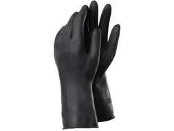Tegera 81000 latex handschoenen, zwart, maat 10,5, per 6 paar