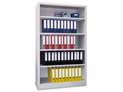 kantoorstelling,HxBxD 1950x1000x500mm,4xStalen bodem,5ordnerhoogtes