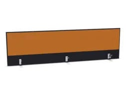 opzetpaneel,v. bureau,aanbouw achter,B 2000mm,CC-zwart,BN3005-geel