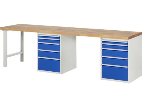 werkbank,HxBxD 890x3000x700mm,beukblad,draagverm. 750kg