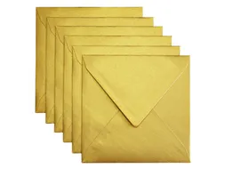 Envelop Papicolor 140x140mm Goud gegomd