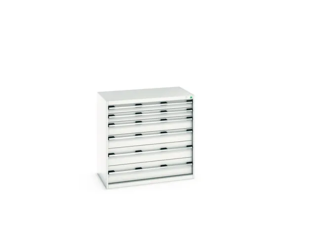 ladekast HxBxD 1000x1050x650mm 6laden RAL7035 front RAL7035