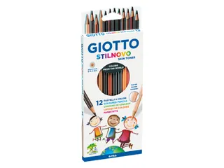 Kleurpotlood Giotto Stilnovo Skin Tones set à 12 kleuren - 2