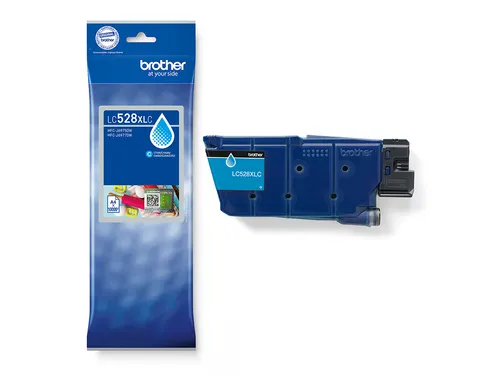 Inktcartridge Brother LC-528XLC blauw