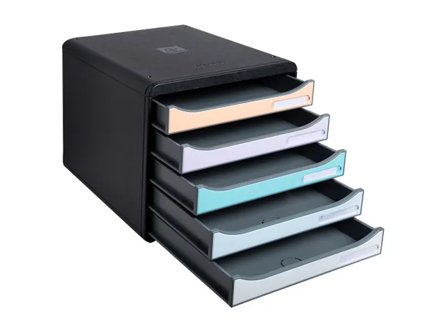 Ladenblok A4+ BIG BOX PLUS Pastel zwart/pastel glossy