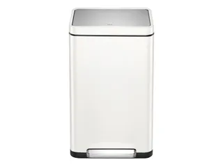 X-Cube pedaalemmer 30 Liter Wit Mat RVS - 5
