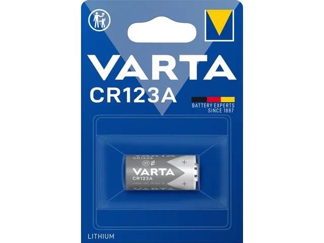 Batterij VARTA Cylindrical CR123A lithium