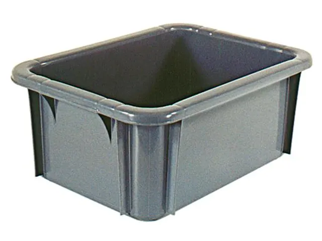 Stapelbak PE HxLxB 165x400x300mm Inhoud 13L Grijs