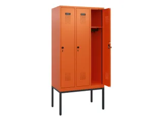 schoollocker,HxBxD 1950x900x500mm,3vak,vak B 300mm,draaigrendel - 1