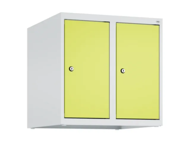 opzetkast,v. locker,2vak.,vak B 250mm,HxBxD 500x500x500mm,vleugeldeur