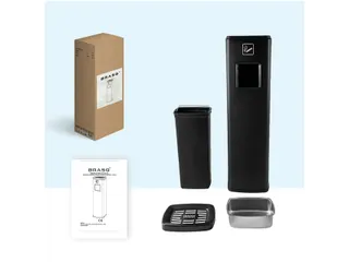Afvalbak met asbak BRASQ 20 liter AT400 zwart - 7