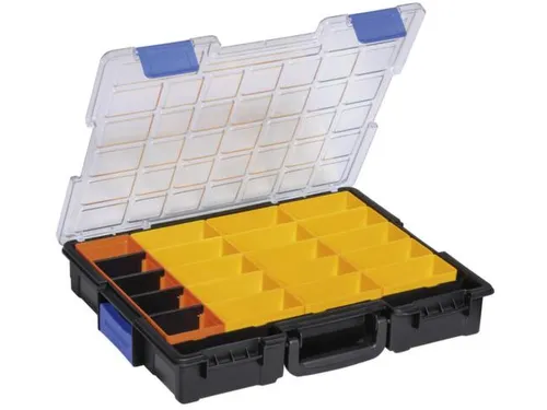Assortimentskoffer,type 6,HxBxD 76x440x335mm,kunststof,koffer zwart