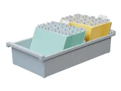 Han Open Fichebak Grijs Din A6