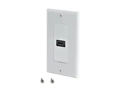 1-poort Vrouwelijke HDMI Wandcontactdoos Wit