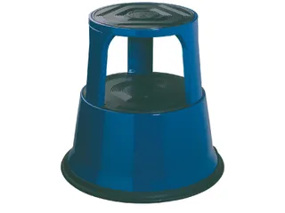 Opstapkruk Desq 420mm metaal blauw - 1