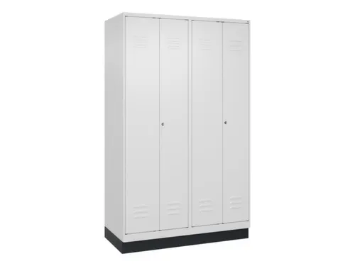 locker voor scheiding van kleding,HxBxD 1950x1200x500mm,4vak