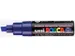 Verfstift Posca PC8K Brede punt 8mm schuin donkerblauw