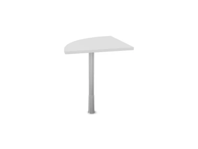angle de liaison,90 °,HxlxP 720-840x600x600mm,rond,Bl-blanc