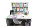 Porte-revues Mag-Cube Aquarel - Mauve