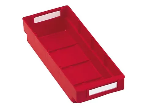 Stellingbak Extra Vlak Pp Hxbxd 65X120X300Mm Rood