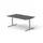 Elektrisch ihv bureau,HxBxD 650-1310x1600x1000mm,blad donkergrijs